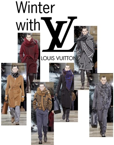 Winter with Louis Vuitton! Men’s Scarves! – raannt