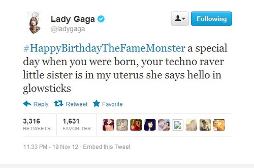 lady gaga tweet