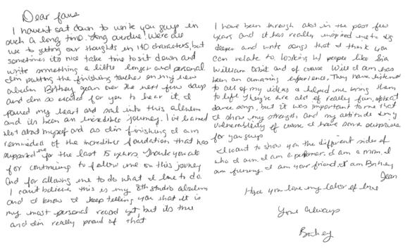 britney spears letter to fans personal 2013_raannt