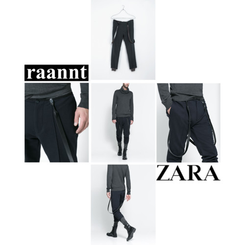 zara logo leggings