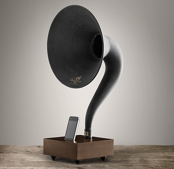 ipod gramophone restoration hardware_raannt