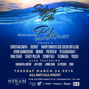 SYDNEY BLU presents: The 6th Annual BLU PARTY