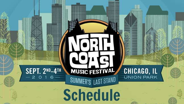 North Coast Music Festival September 2nd – 4th, 2016 Union Park Chicago, IL 60607 Friday: 3 PM – 10 PM Saturday/Sunday: 12 PM – 10 PM www.northcoastfestival.com