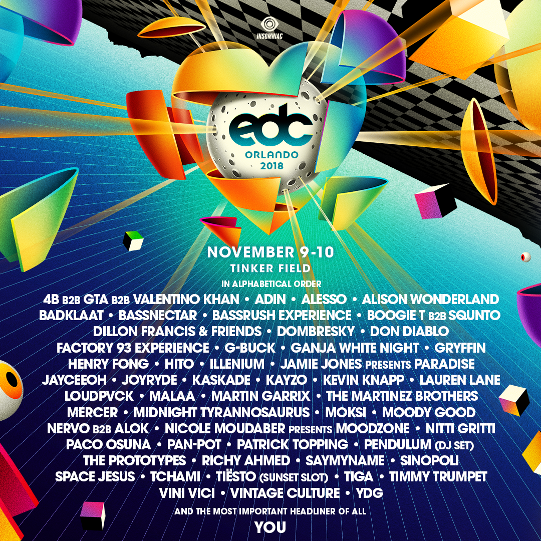 Insomniac Reveals Official Artist Lineup for 8th Annual Electric Daisy