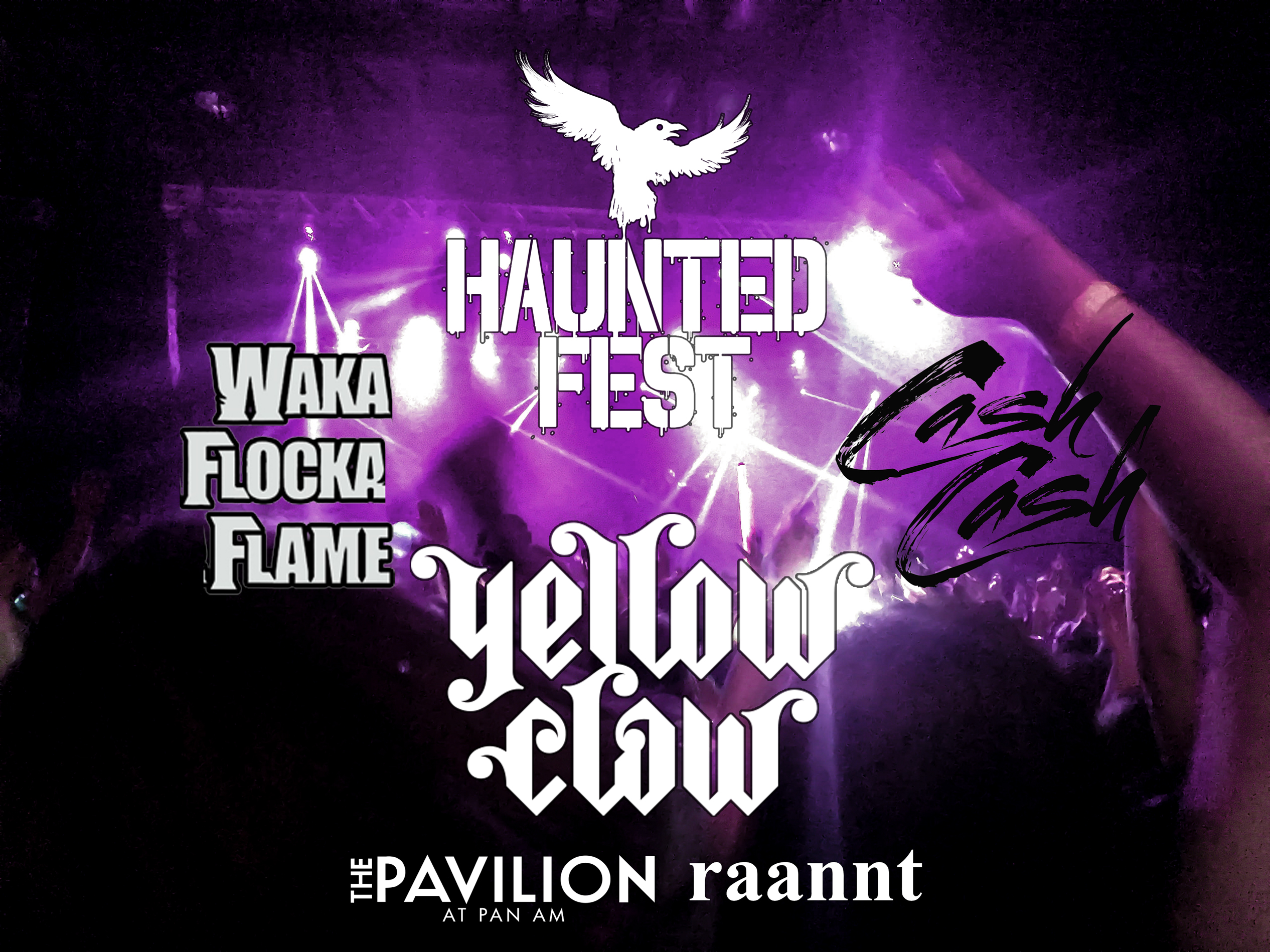 Haunted Fest Indianapolis Indiana Halloween Rave with Cash Cash Waka Flocka Flame and Yellow Claw