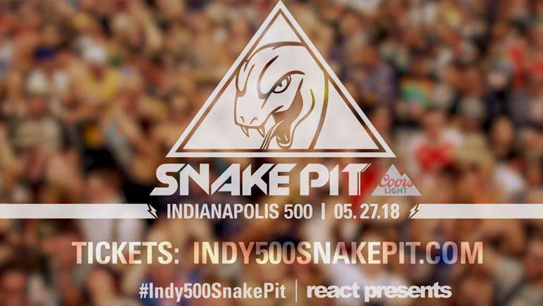 The Indy 500 Snake Pit presented by Coors Light will once again be Race Weekend’s biggest party, with heavy-hitting djs Axwell Λ Ingrosso, Deadmau5, Diplo and GRiZ headlining the Sunday, May 27 Race Day concert.